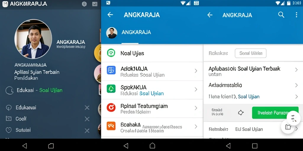 Tampilan antarmuka ANGKARAJA yang sederhana dan interaktif.