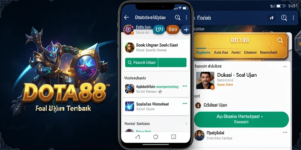 Antarmuka pengguna aplikasi DOTA88 yang intuitif dan interaktif.