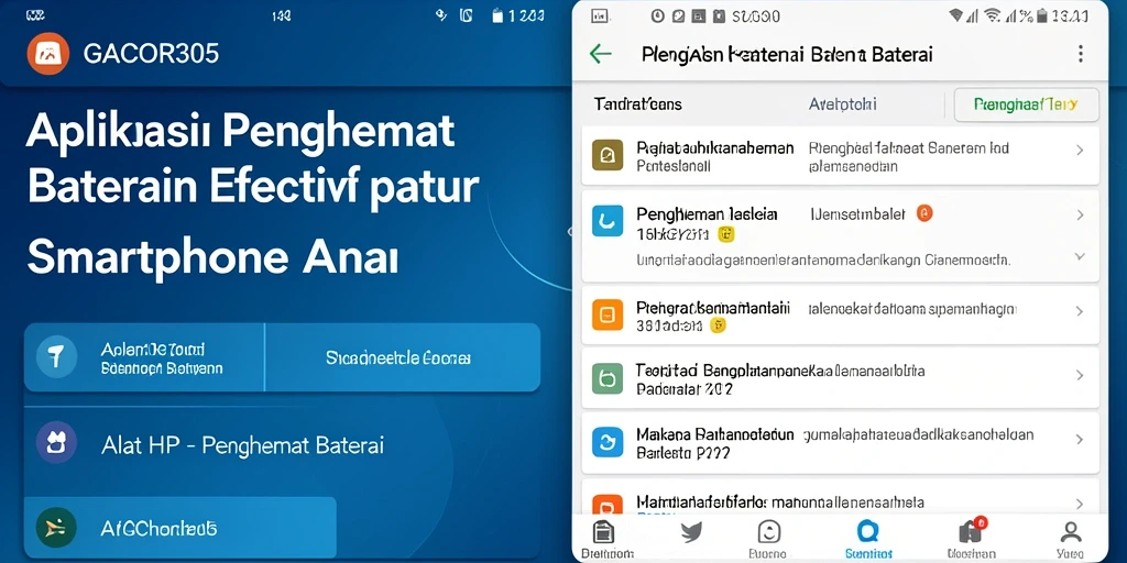 Antarmuka aplikasi GACOR305 yang menarik dan fungsional.